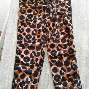 DKNY Fleece Leopard pants
